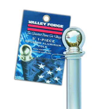 Valley Forge 60731 Flag Pole, 1 in Dia, Aluminum