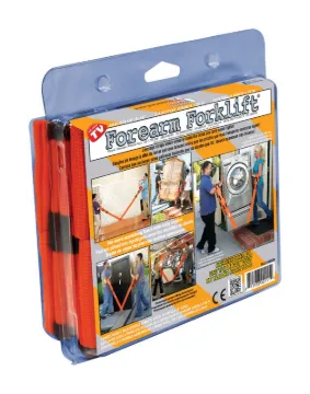 Forearm Forklift L74995CN Lifting Strap, 3 in W, 9 ft 4 in L, Orange