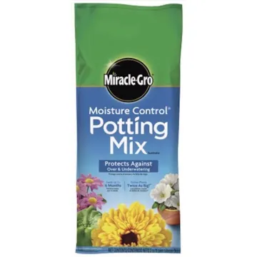 Miracle-Gro Moisture Control 75552300 Potting Mix, Solid, 2 cu-ft Package, Bag