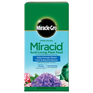 Miracle-Gro Miracid 185001 Plant Food, Powder, 4 lb Package, Box
