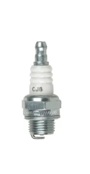 Champion CJ8 Spark Plug, 0.027 to 0.033 in Fill Gap, 0.551 in Thread, 0.748 in Hex, Copper