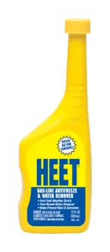 Heet 28201 Gas Line Antifreeze and Water Remover Pale Yellow, 12 oz Package, Bottle