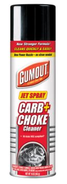 Gumout 800002230/7460 Carb and Choke Cleaner, 16 oz Package, Aerosol Can, Alcohol
