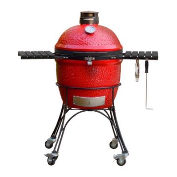 Kamado Joe Classic II KJ23RHC Grill, 256 sq-in Primary Cooking Surface, 660 sq-in Secondary Cooking