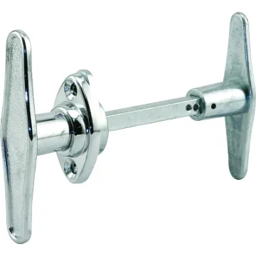 Prime-Line GD 52121 Door T Handle, Die-Cast Zinc, Zinc Plated