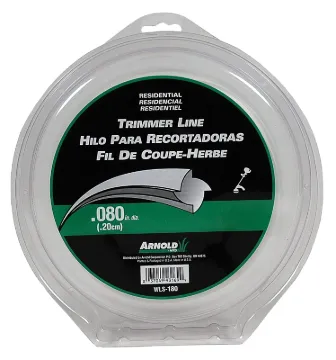 ARNOLD WLS-180 Trimmer Line, 0.08 in Dia, 300 ft L, Nylon