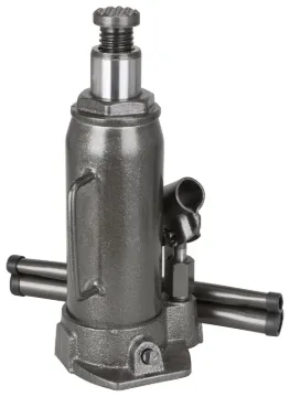 ProSource T010708 Bottle Jack, 8 ton, 9-1/16 to 18 in Lift, Steel, Gray