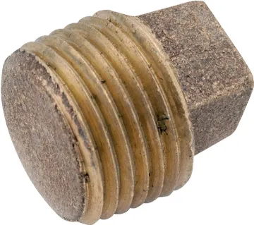 Anderson Metals 738114-16 Solid Plug, 1 in, IPT, Red Brass