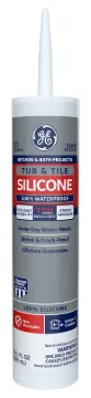 GE Silicone 1 2749485 Tub & Tile Sealant, Clear, 24 hr Curing, 10.1 fl-oz Cartridge