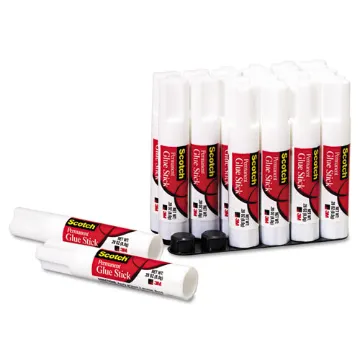 Permanent Glue Stick, .28 Oz, 18/pack