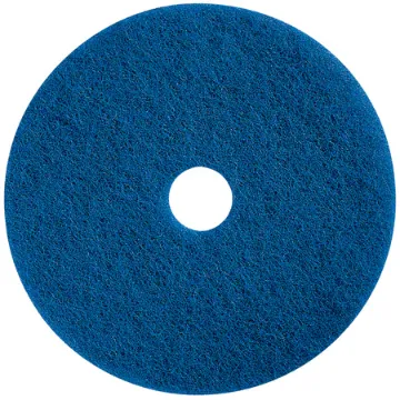 18" Blue Cleaner Floor Pads, 5/Case