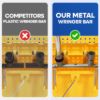 20qtSidePressMopBucketandWringerwithDurableSteelHardwareYellowImageImage2