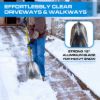 4812InchAluminumSnowScoopwithFiberglassHandlePlasticDGripYellowImage2