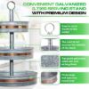 3TierGalvanizedMetalRoundServingTraywithGoldenWeltImage4