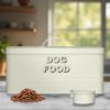 10lbRectangularBeigeMetalPetFoodStorageContainerwithScoopImage1