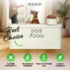 10lbRectangularBeigeMetalPetFoodStorageContainerwithScoopImage3