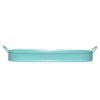Setof3TiffanyBlueMetalGardenPlanterswithTrayImageImage9