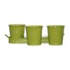 Setof3GreenMetalGardenPlanterswithTrayImageImage4