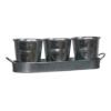 Setof3GalvanizedMetalGardenPlanterswithTrayImageImage3