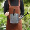 1GallonAcidPicklingGalvanizedMetalWateringCanwithBlackHandleandSpoutImage7