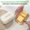 WoodenButterDishwithBeigeMetalLidandHandleImage4