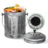 15GallonGalvanizedMetalCompostBinwithAirflowLidandOneCharcoalFilterImage1