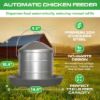 176lb304FoodGradeStainlessSteelAutomaticPoultryFeederImage2