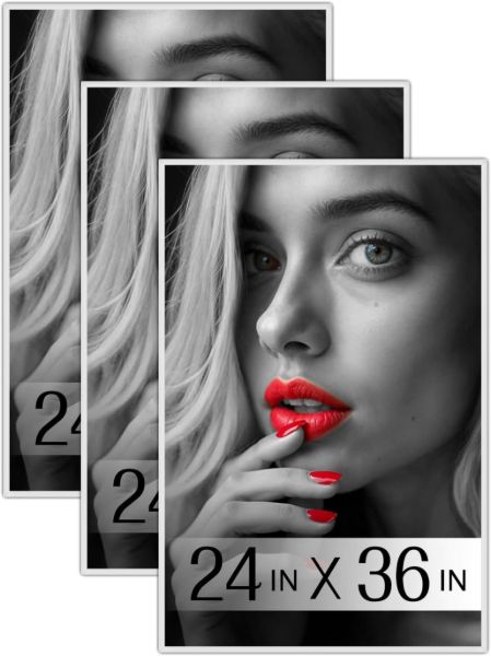 PlexonStylishPosterFrame24x36WhiteImageImage1