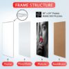 WhitePosterFrame18x24ForHorizontalVerticalWallMountingImageImage2