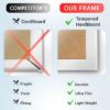 WhitePosterFrame18x24ForHorizontalVerticalWallMountingImageImage3