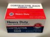 32" x 46" 42 Gal 3Mil Black Contractor Bags, 50/Case, Industry Standard, Red & Blue Box, 112/Palet