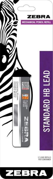 Zebra Pen 0.7mm HB Lead Mechanical Pencil Refill, 1 Pack