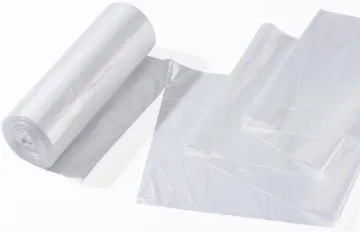 24" x 33", 16 Gallon, 10 Mic, Clear High-Density Can Liners, 500/Case