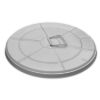 Lid for 20-Gallon Gray Galvanized Steel Round Trash Can