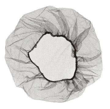22" Black Hair Net, 100% Nylon, 144/Box, 10 Boxes/Case