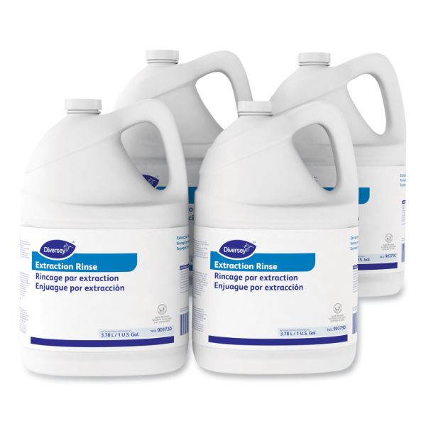 Carpet Extraction Rinse, Floral Scent, 1 gal Bottle, 4/Carton