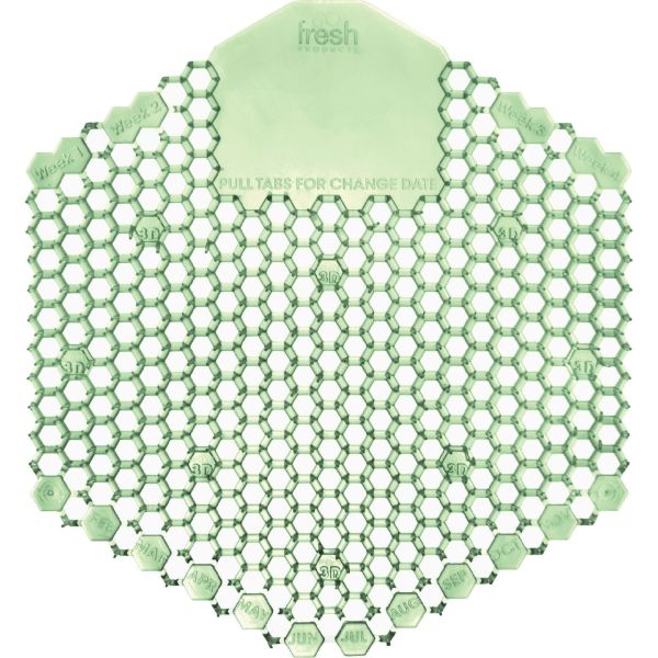 Fresh Products Wave 3D Urinal Screen - Lasts upto 30 Days - Dual Sided Design, Splash Resistant -...
