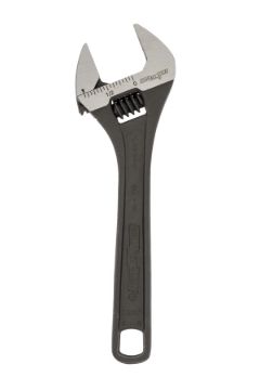 806NWBULK 6'' Adj Wrench, Wide, Black Phosphate