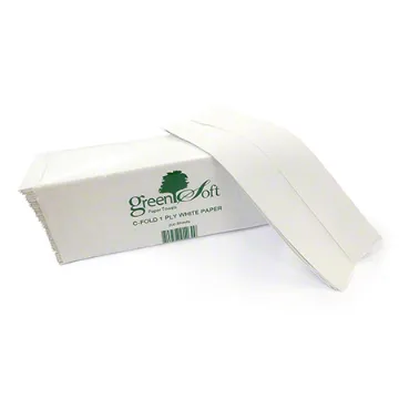 C-Fold 1 Ply White 200/Bag 12 Bags/Case