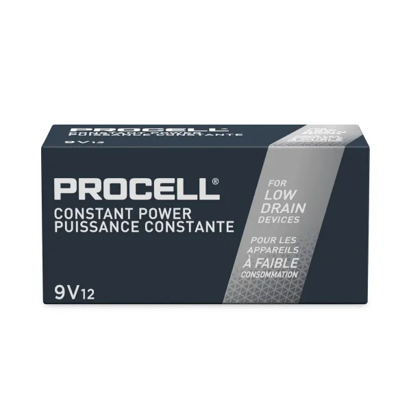 Alkaline 9V Batteries, 72/Carton