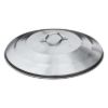Plexon Trash Can Lid, Compotible with 13-Gallon Round Fire Resistant Garbage Container, Lid for Galvanized Steel Waste Bin1