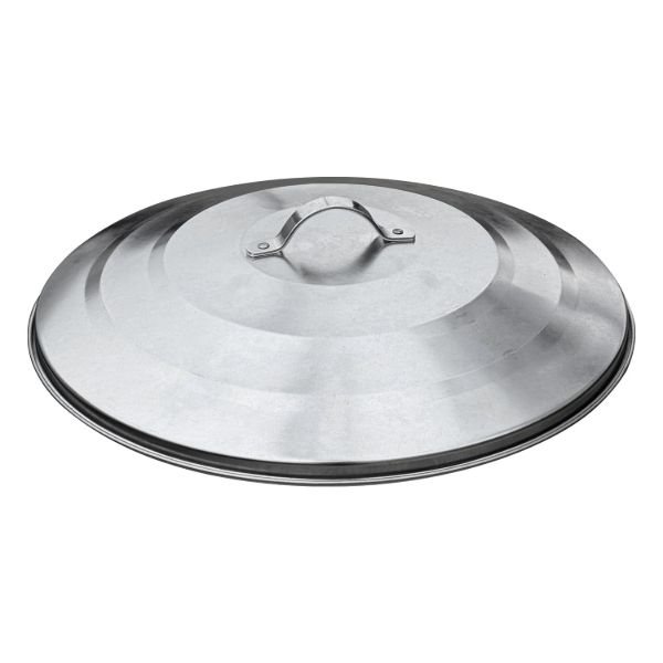 Plexon Trash Can Lid, Compotible with 13-Gallon Round Fire Resistant Garbage Container, Lid for Galvanized Steel Waste Bin1