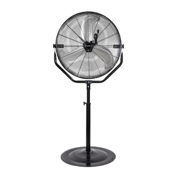 Plexon 30" High Velocity Pedesal Fan Heavy Duty Industrial Standing Fan Commercial Metal Outdoor for Garage Bedroom Gym Shop Warehouse 3 Speeds 7600 CFM, Black1