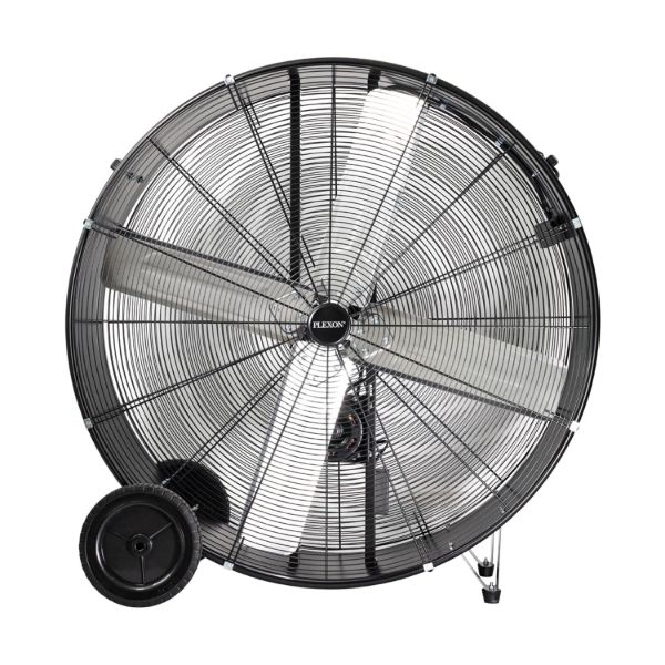 Plexon 42" High Velocity Belt-Drive Drum Fan 2-Speed 24500 CFM Heavy Duty Industrial Fan for Shops Warehouses Workshops Garages Gyms Barns1