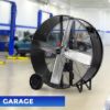 Plexon 42" High Velocity Belt-Drive Drum Fan 2-Speed 24500 CFM Heavy Duty Industrial Fan for Shops Warehouses Workshops Garages Gyms Barns5
