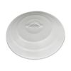 Plexon Trash Can Lid, Compotible with 13-Gallon Round Fire Resistant Garbage Container, Beige Lid for Galvanized Steel Waste Bin1