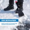 PLEXON Collapsible Snow Shovel for Driveway Lightweight Snow Shovel for Snow Removal with Ice Scraper Ice Chopper Folding Plastic for Car 48" Ergonomic8