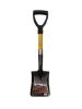 Plexon 27" Square Mini Transfer Shovel with High-Strength 50Mn Steel Blade, Weather-Resistant Fiberglass Handle & Ergonomic D-Grip–Ideal for Snow,Landscaping,Gardening,Outdoor Work,Car Shovel1