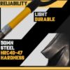 Plexon 27" Square Mini Transfer Shovel with High-Strength 50Mn Steel Blade, Weather-Resistant Fiberglass Handle & Ergonomic D-Grip–Ideal for Snow,Landscaping,Gardening,Outdoor Work,Car Shovel4