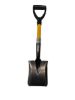 Plexon 27" Square Mini Transfer Shovel with High-Strength 50Mn Steel Blade, Weather-Resistant Fiberglass Handle & Ergonomic D-Grip–Ideal for Snow,Landscaping,Gardening,Outdoor Work,Car Shovel9